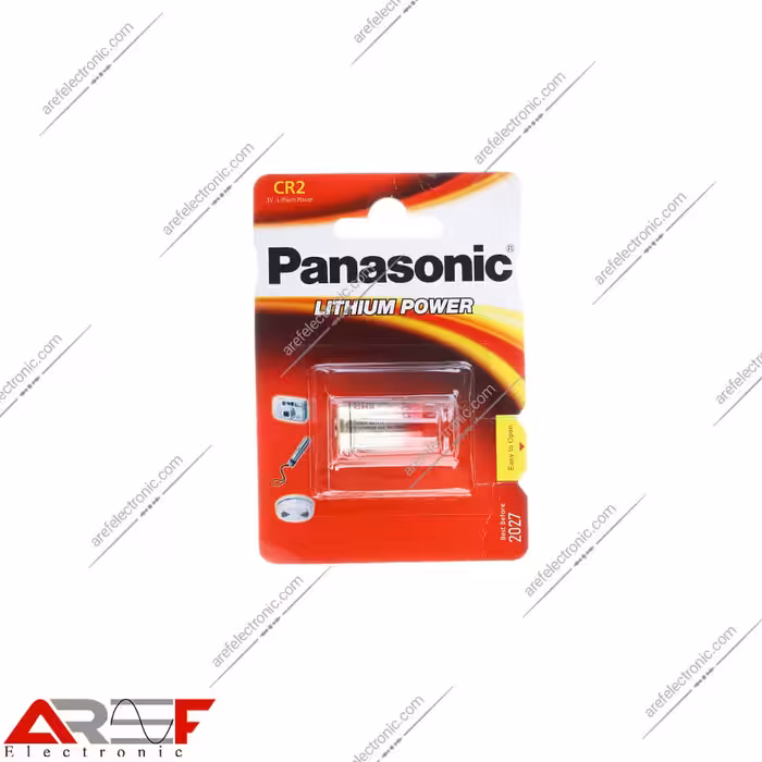باتری لیتیومی CR2 پاناسونیک - فروشگاه عارف الکترونیک