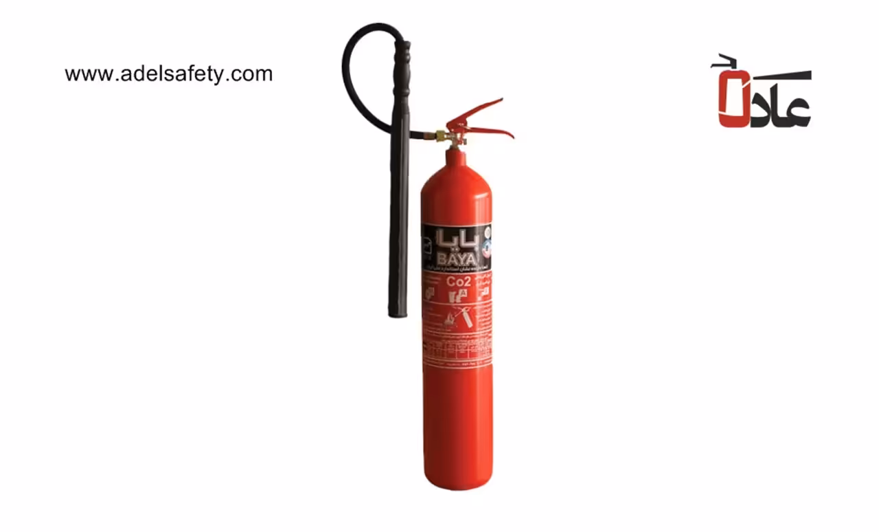 کپسول آتش نشانی گاز CO2 بایا سیلندر 6 کیلوگرمی