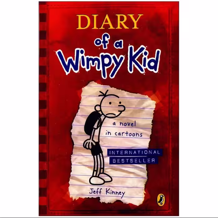 کتاب Diary of a Wimpy Kid 1 a Novel in Cartoons