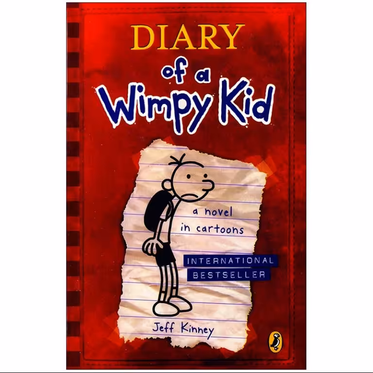 کتاب Diary of a Wimpy Kid 1 a Novel in Cartoons