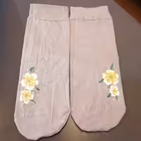 جوراب نقاشی و نگین کاری 