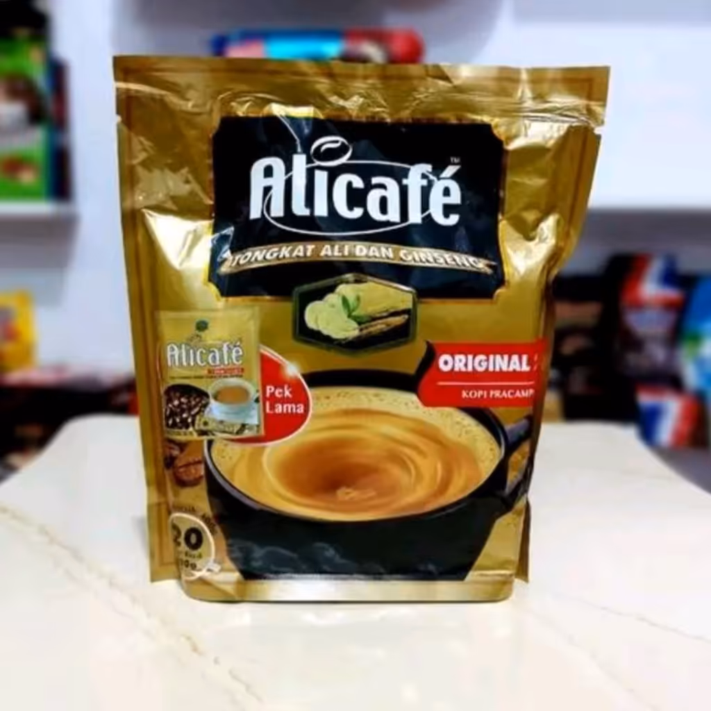  کافی میکس جنسینگ سه در یک علی کافه طلایی 20 عددی alicoffe gold