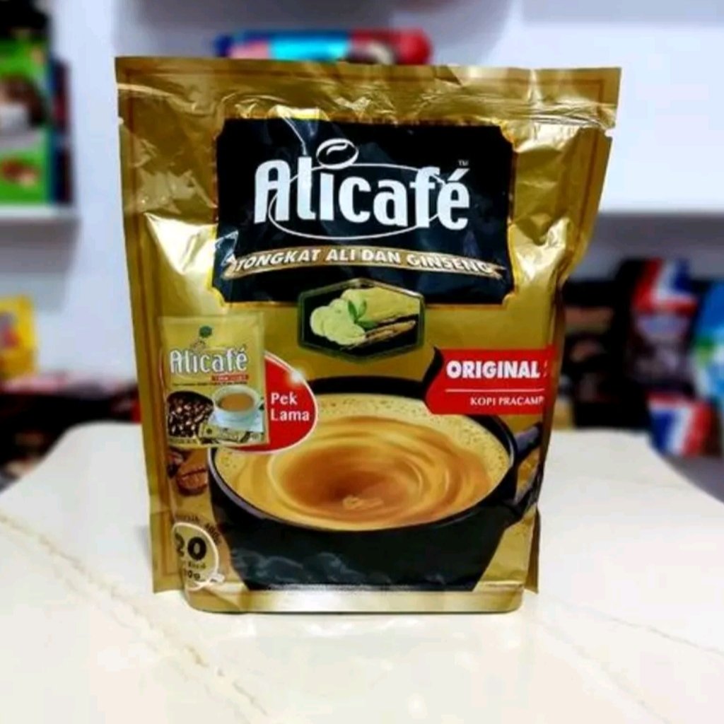 کافی میکس جنسینگ سه در یک علی کافه طلایی 20 عددی alicoffe gold