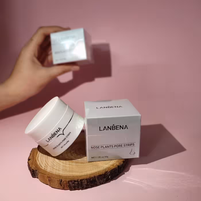 چسب بینی کاسه ای لانبنا ازبین برنده جوش های سرسیاه کوچک کننده منافذ پوست