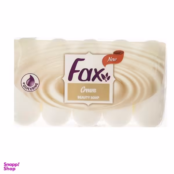 صابون فکس (Fax) مدل cream وزن 70 گرم بسته 5 عددی