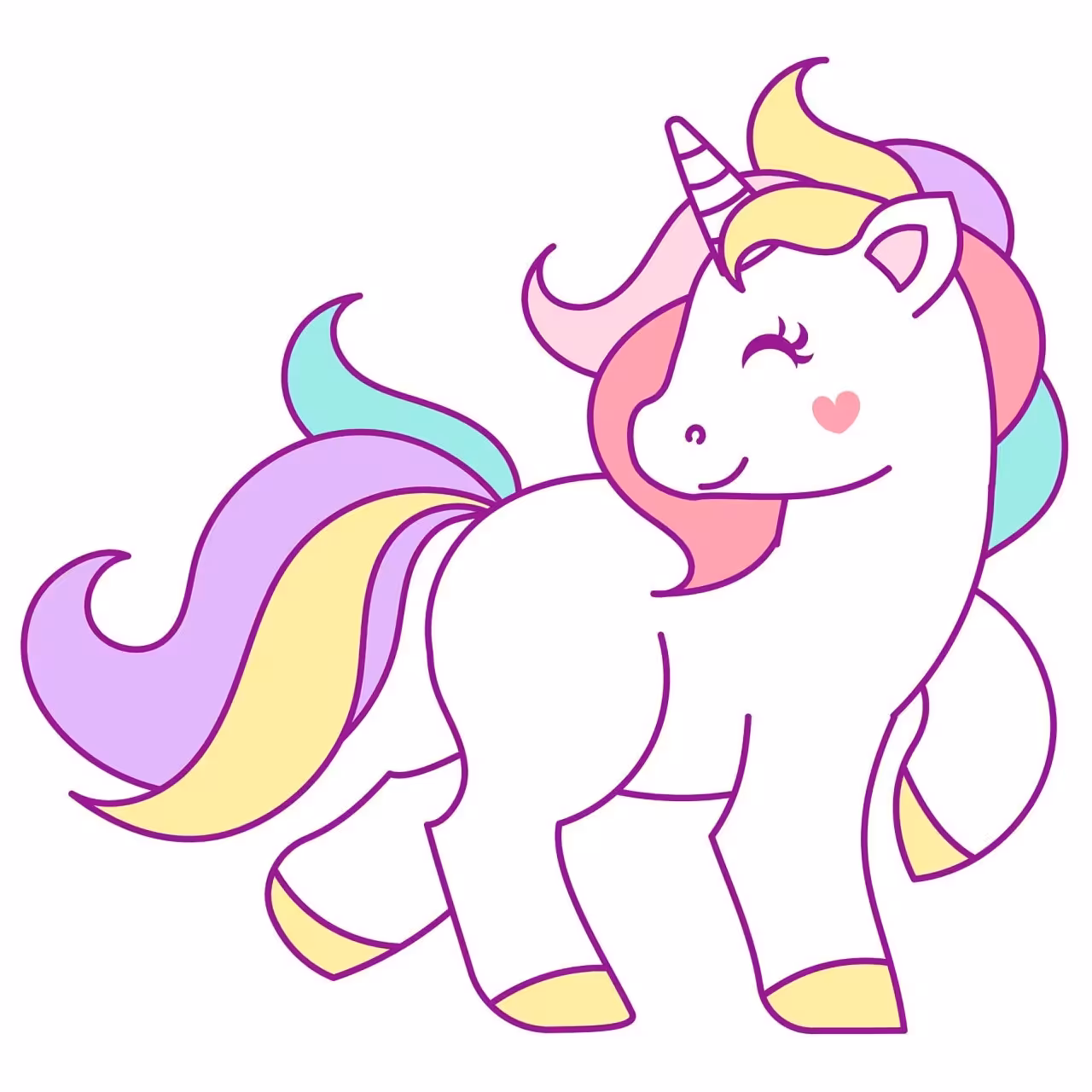 استند تولد طرح یونیکورن کد 107