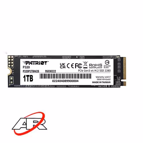 حافظه اس اس دی NVME پاتریوت 1 ترابایت مدل P320