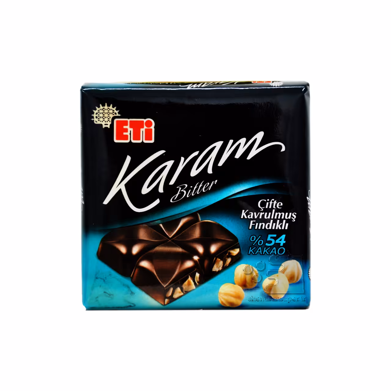 شکلات تلخ 54 درصد با فندق 70 گرم اتی - eti
