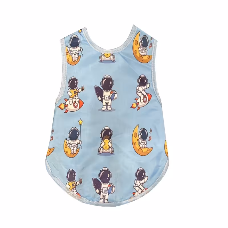 پیشبند نوزاد حلقه ای پشت حوله ای فضایی 