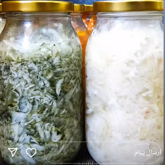 ساورکرات (کلم)اسپیرولینا تخمیری (پروبیوتیک)