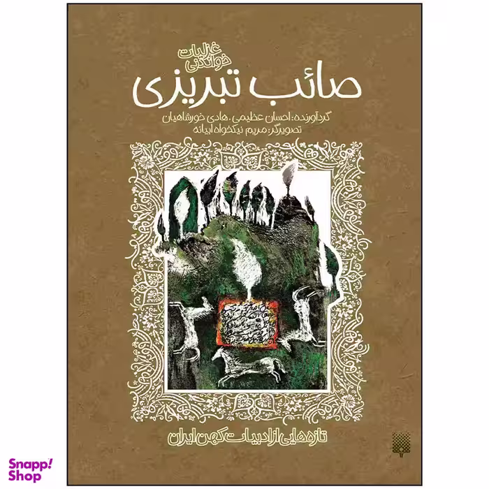 کتاب غزلیات خواندنی صائب تبریزی اثر هادی خورشاهیان و احسان عظیمی انتشارات پیدایش