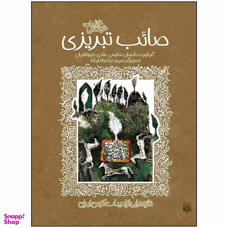 کتاب غزلیات خواندنی صائب تبریزی اثر هادی خورشاهیان و احسان عظیمی انتشارات پیدایش