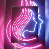 تابلو ال ای دی سالن زیبایی 