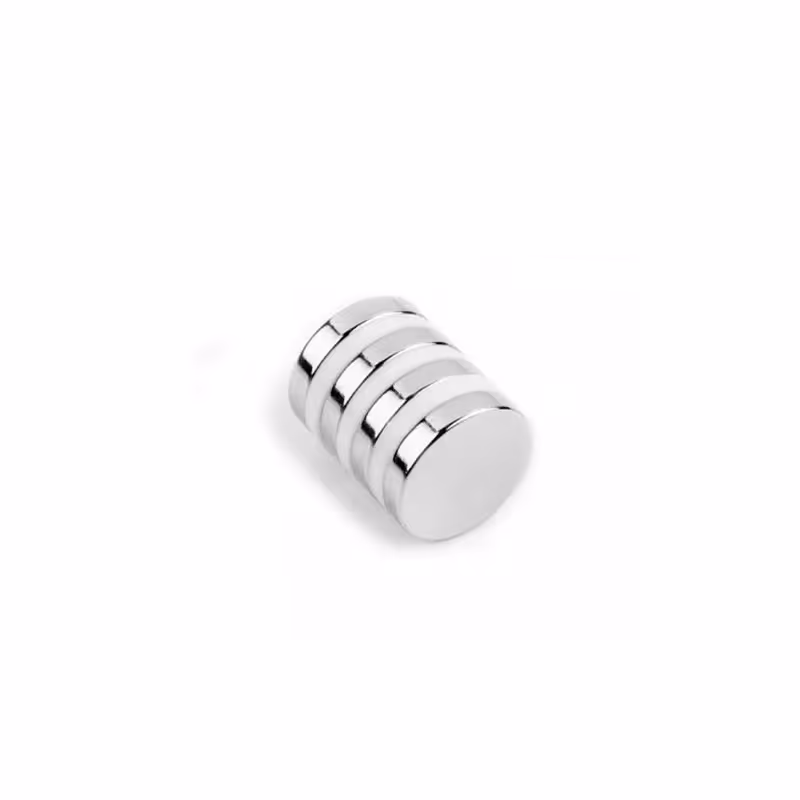 آهنربا نئودیمیوم سایز 15x3mm میلیمتر  سوپر مگنت دیسک بسته 4عددی