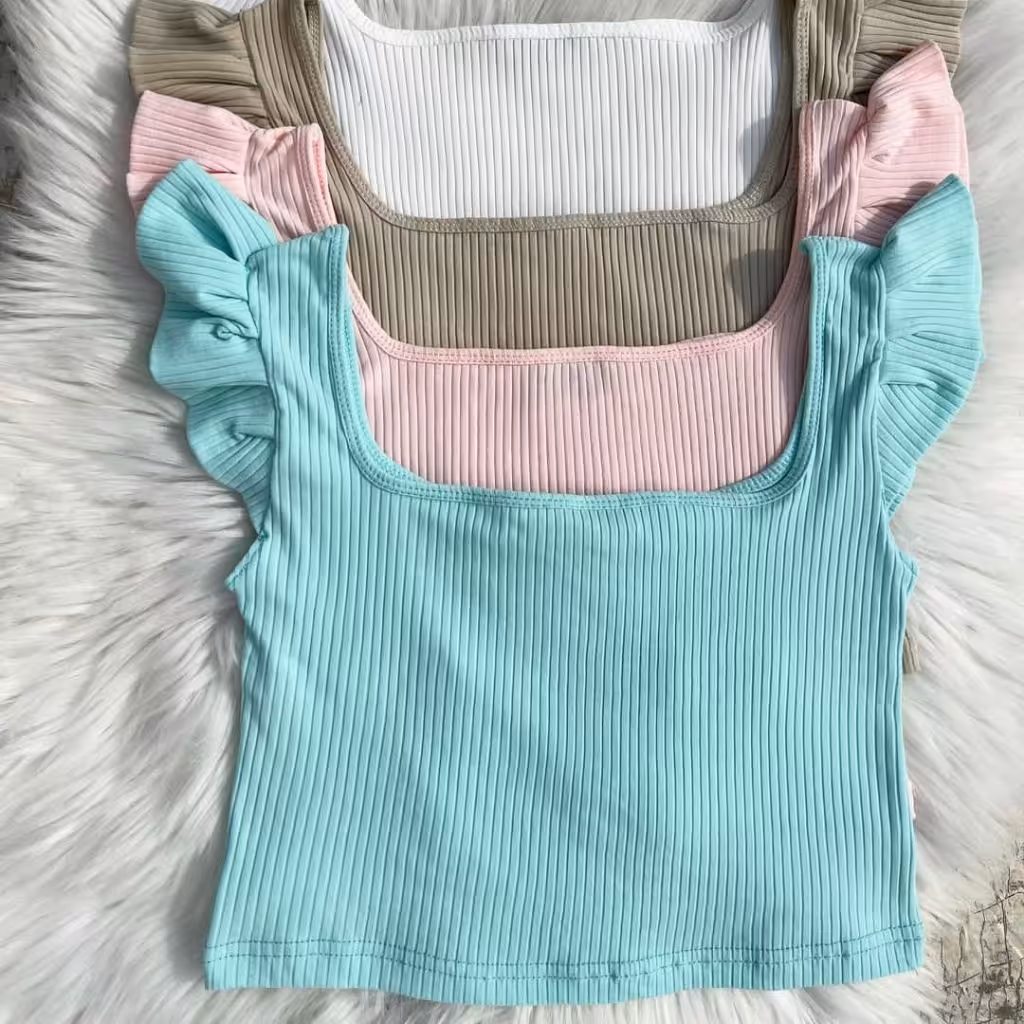 کراپ کبریتی با 6 رنگ پاستلی جذاب و فری سایز  مناسب فصل تابستان