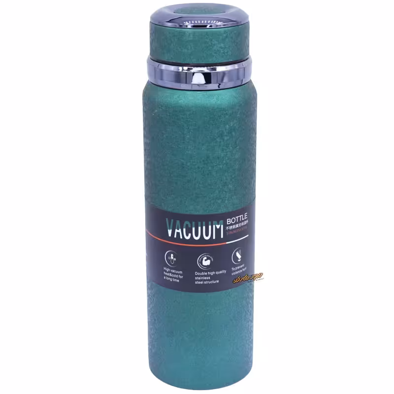 فلاسک طرح چرم سبز DIWANGXIN SUS 304