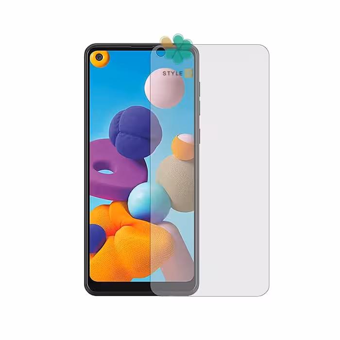 گلس بدون حاشیه سرامیکی گوشی سامسونگ Galaxy A21s مدل مات