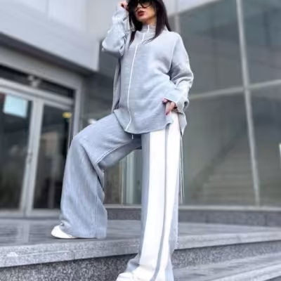 بلوز شلوار بافت