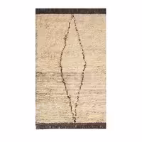 گلیم گبه دستبافت مدل شگی طرح مراکشی کد 4010701
