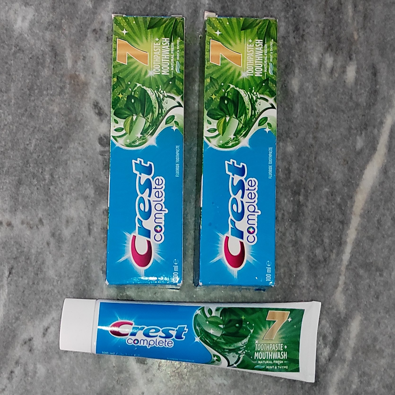 خمیر دندان کرست اصل مدلTOOTHPASTE+MOUTHWASHحجم100میل