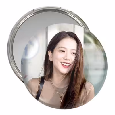 آینه جیبی خندالو مدل جیسو بلک پینک Black Pink کد 14158