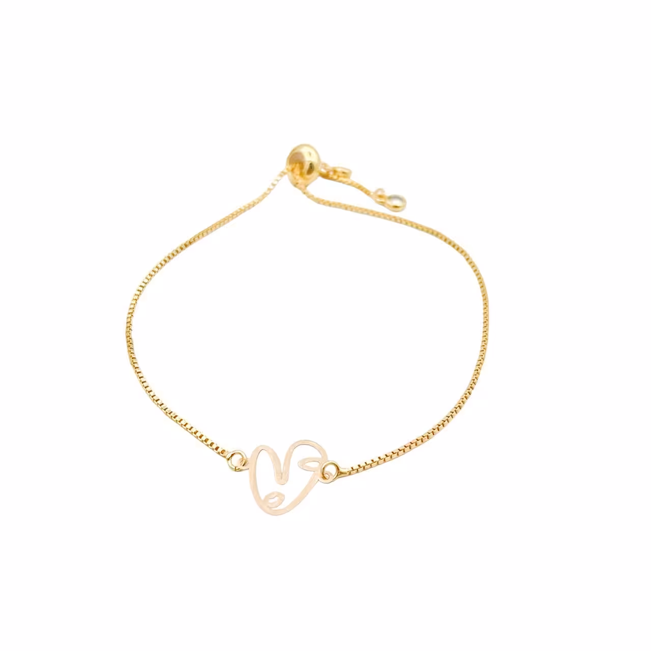 دستبند طلای 18 عیار بند زنجیری کدDP123