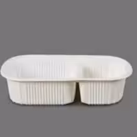 ظرف دو خانه گیاهی(بسته 200تایی)