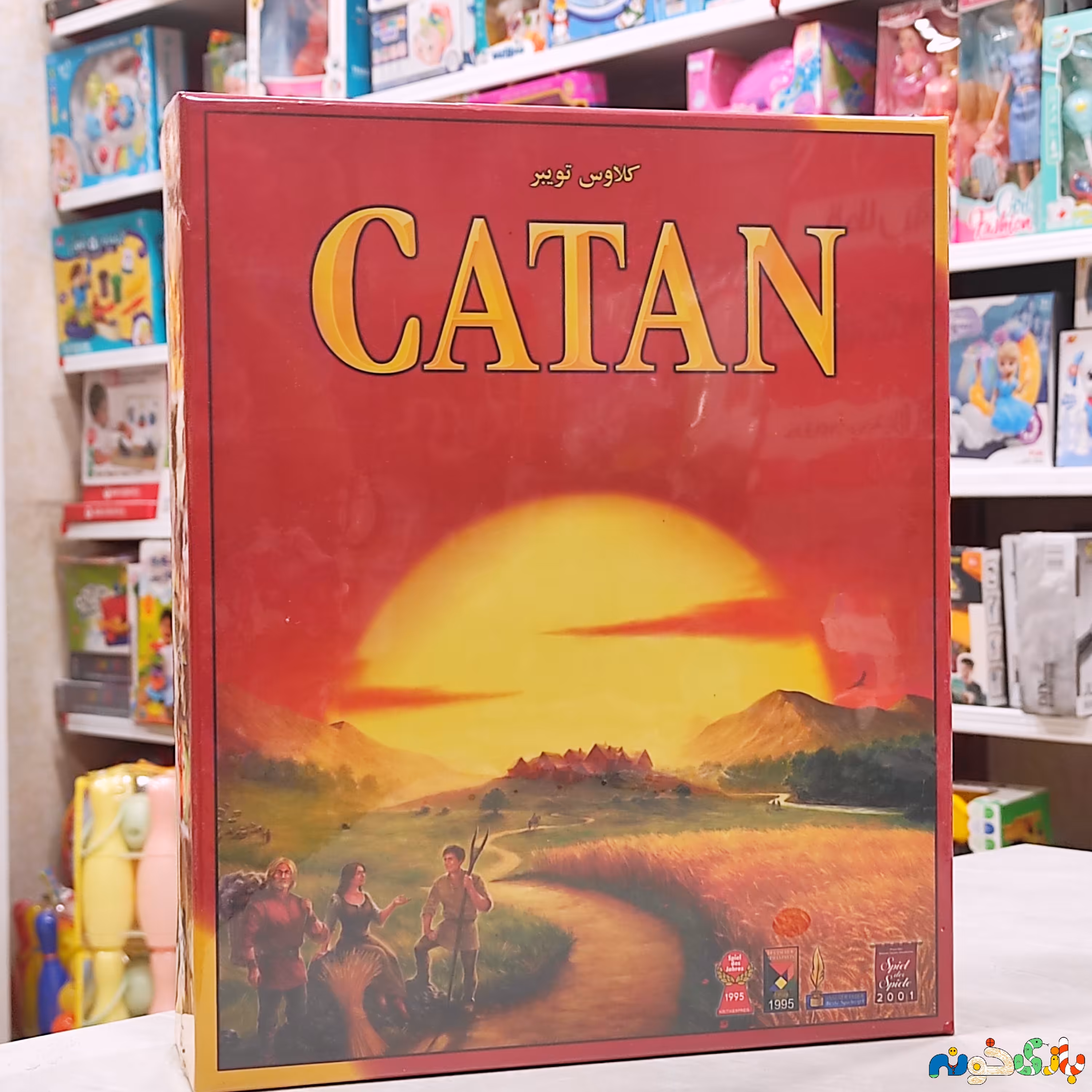 بازی بردگیم مهاجران کاتان شرکت گیم باکس 2 الی 4 نفر 