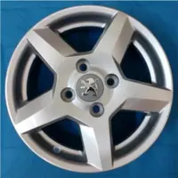 رینگ چرخ فابریک 207 مدل r77 نقره ای مجموعه 4 عددی