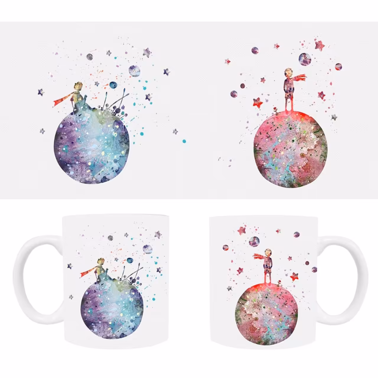 ماگ سرامیکی طرح شازده کوچولو