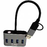هاب 4 پورت TYPE-C USB31 پی نت مدل T-3623