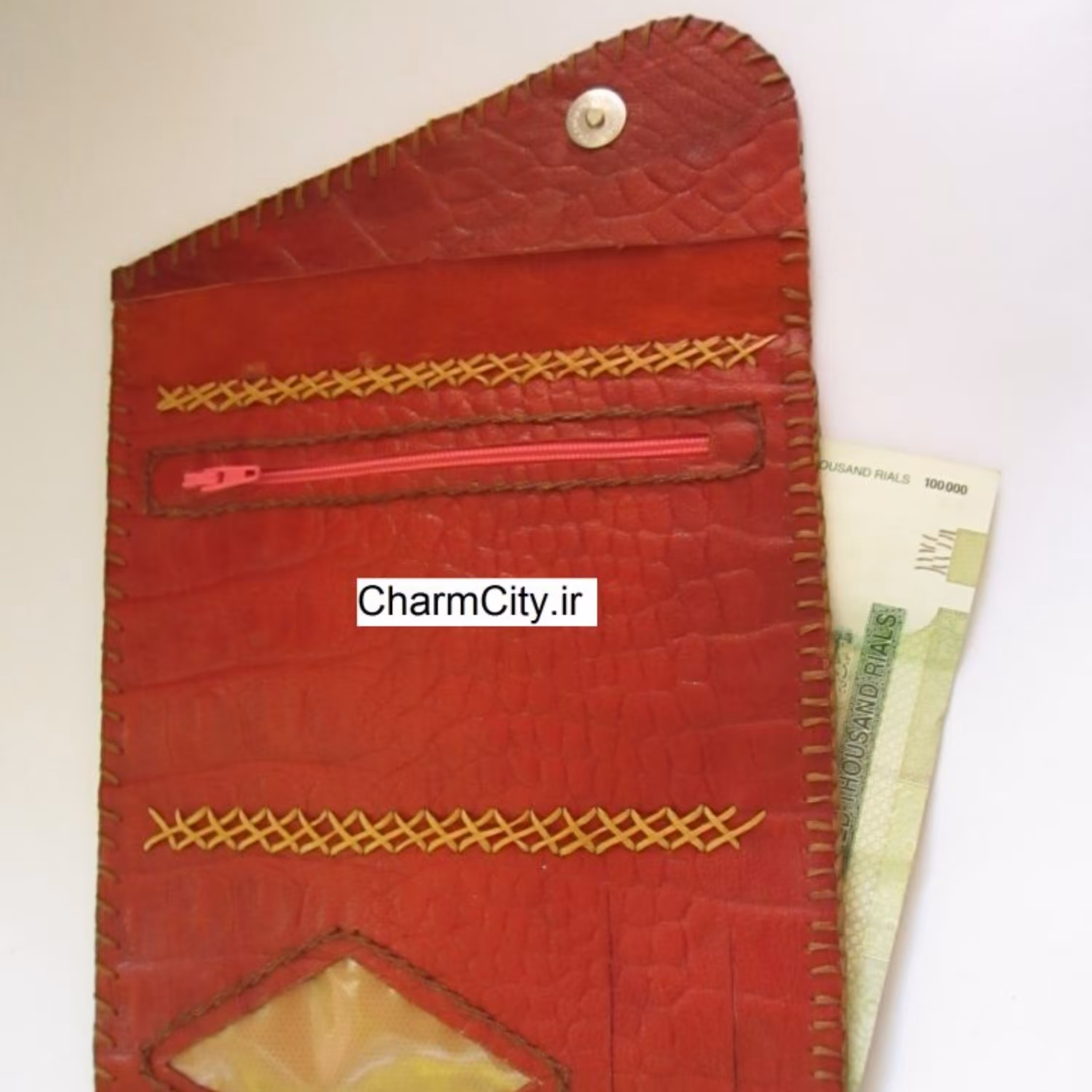 کیف پول وجا کارتی چرم اصل کروکودیل-همراه30هزارتخفیف