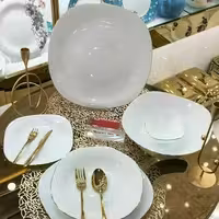 🌳 سرویس26پارچه اوپال چهارگوش لب طلا
✅کیفیت عالی 

