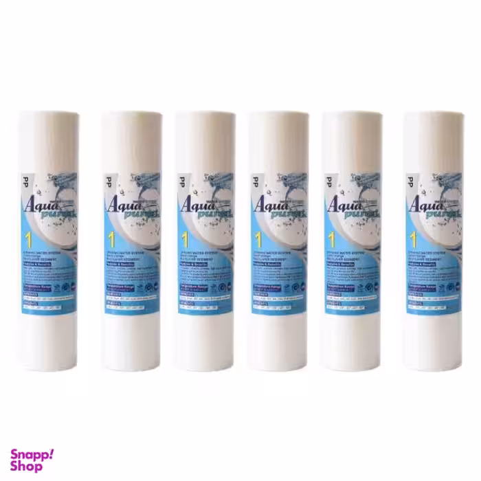 فیلتر دستگاه تصفیه کننده آب آکوا پیورست مدل PP-5 MICRON بسته 6 عددی