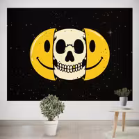 پوستر پارچه ای طرح تپستری ماه و خورشید کد 043