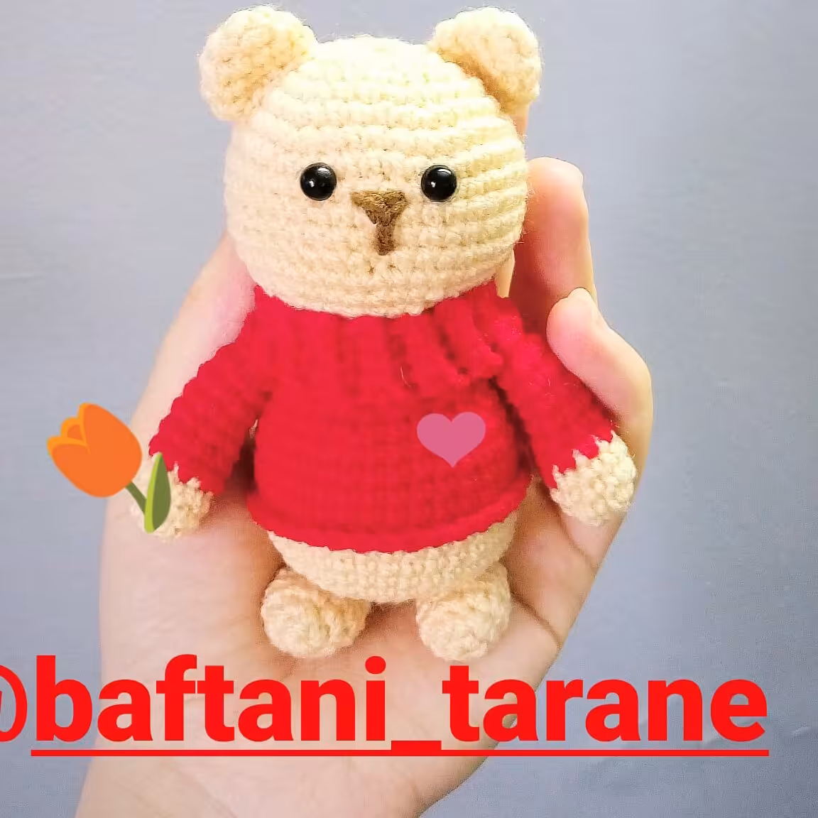 عروسک بافتنی خرس
