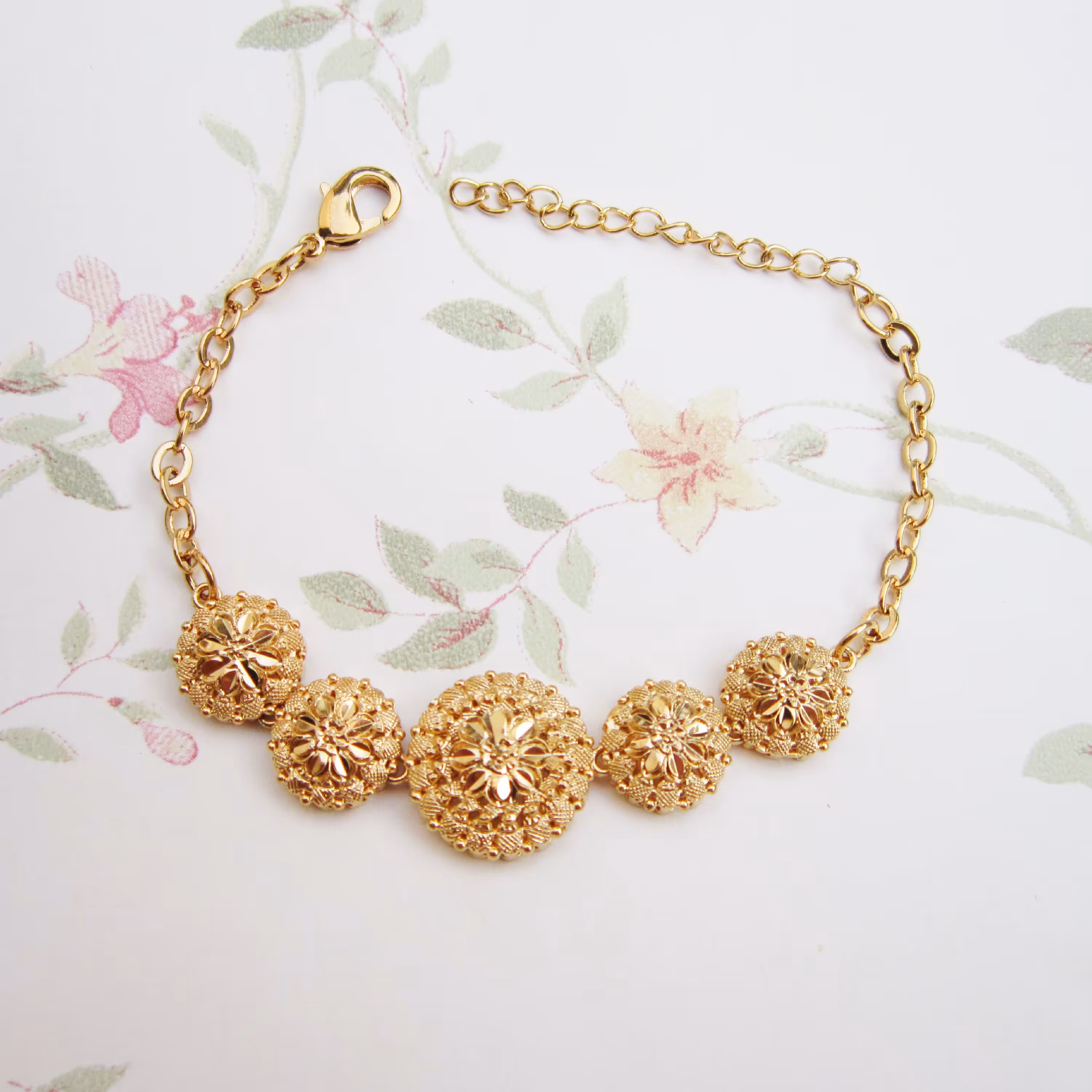 دستبندرنگ ثابت طرح طلاعیار18کیفیت عالی کد6