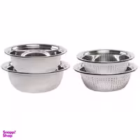 ست آبکش و لگن کد AL2638 مجموعه 4 عددی