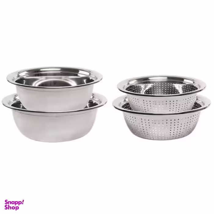 ست آبکش و لگن کد AL2638 مجموعه 4 عددی