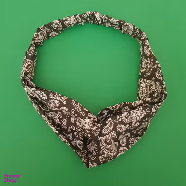 هدبند زنانه مدل بته جقه