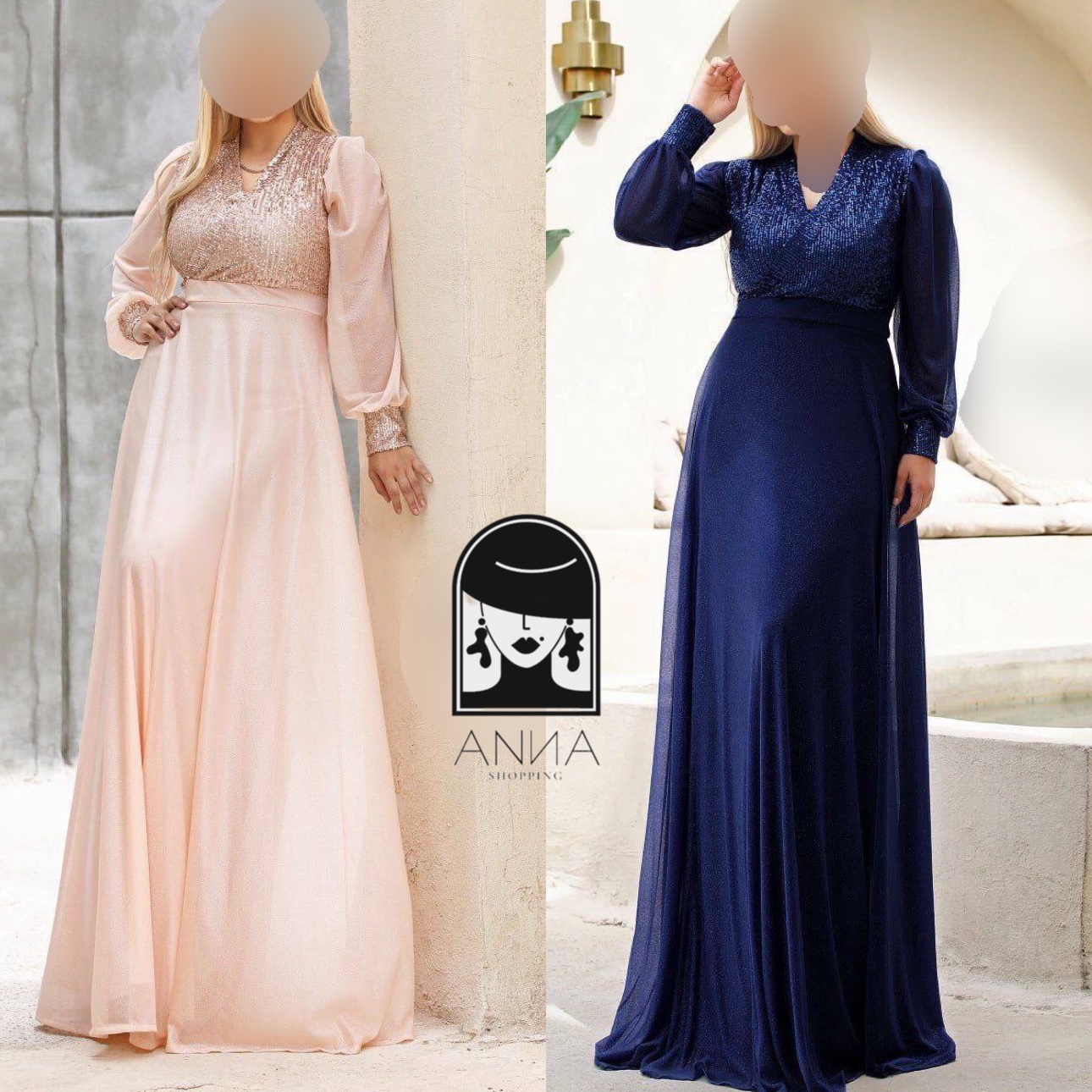 لباس مجلسی زنانه فرمالیته نامزدی عقد سایز 36 تا 54 ماکسی مجلسی سایز بزرگ