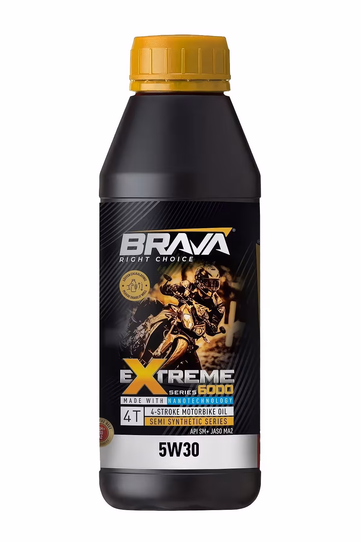 روغن و مکمل موتور EXTREME 6000 4T 5W40 500 میل Brava