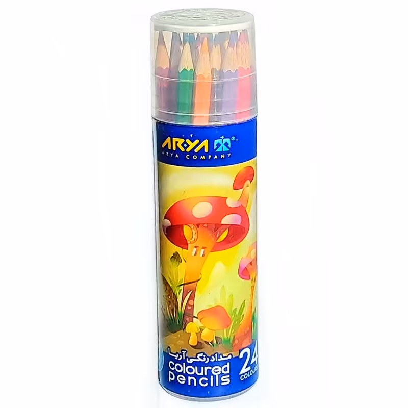 مداد رنگی آریا 24 رنگ کد MN
