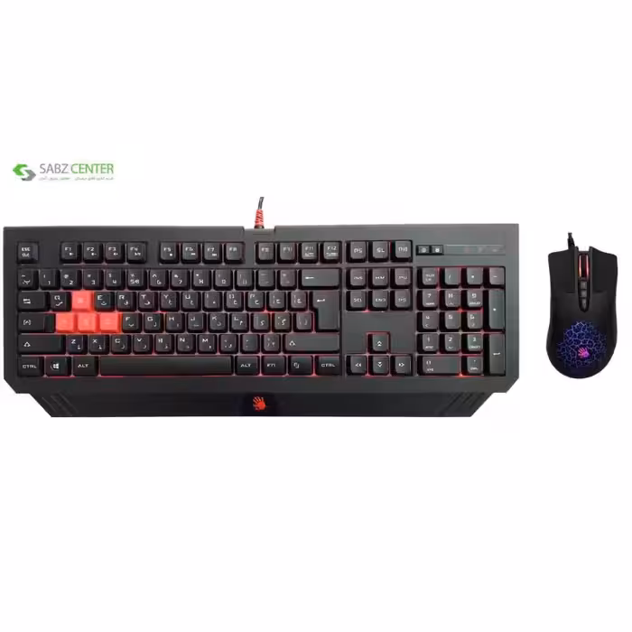 کیبورد و ماوس مخصوص بازی ای فورتک مدل B1500