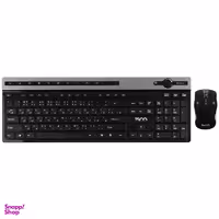 کیبورد و ماوس بی سیم تسکو مدل TKM7106W با حروف فارسی