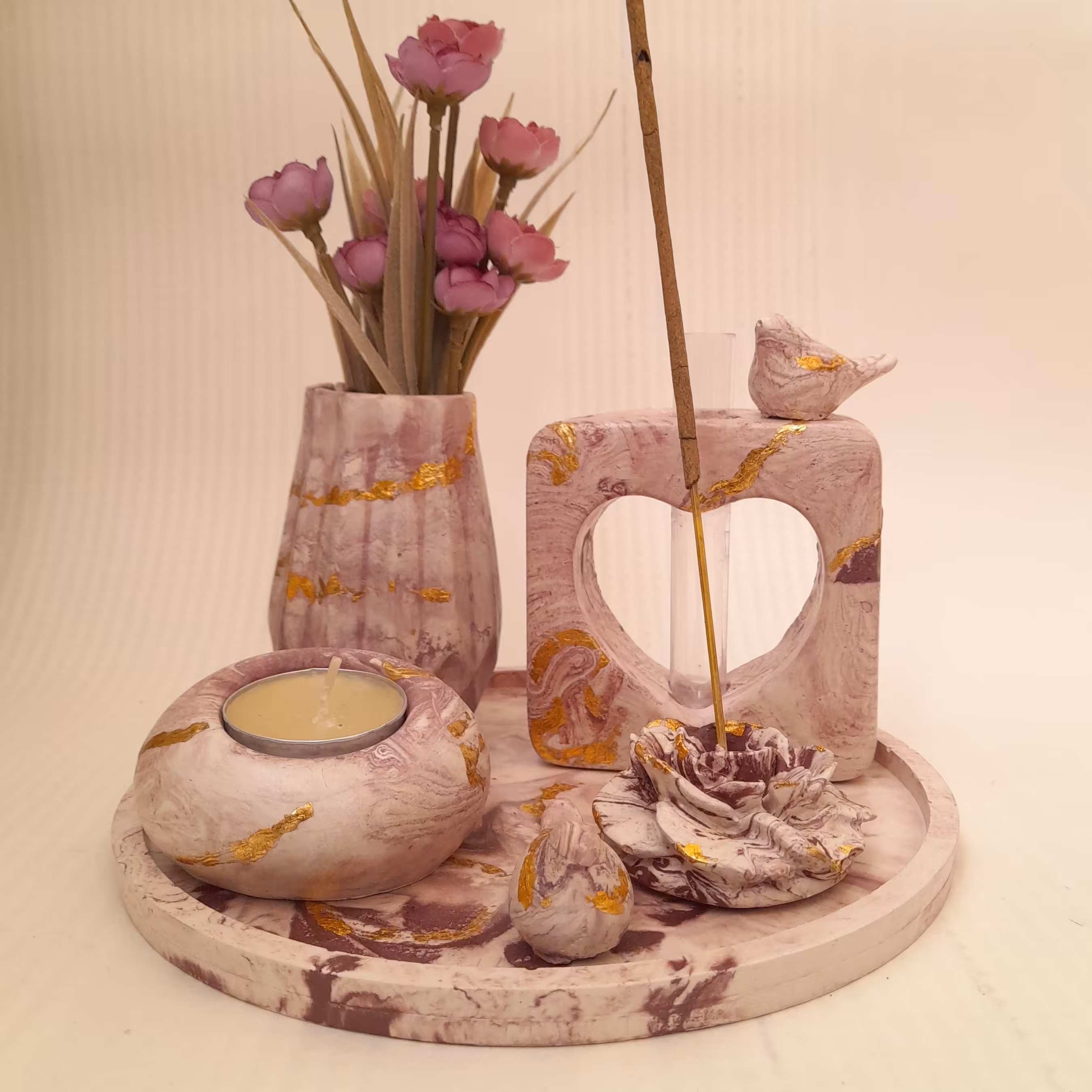 ست  بتنی دکوری و کادویی شیک متناسب با سلیقه مشتری  