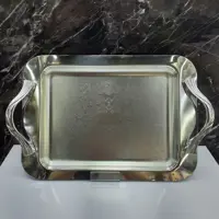 سینی 2سایز  لیماک ، استیل ضد زنگ ، کد 104