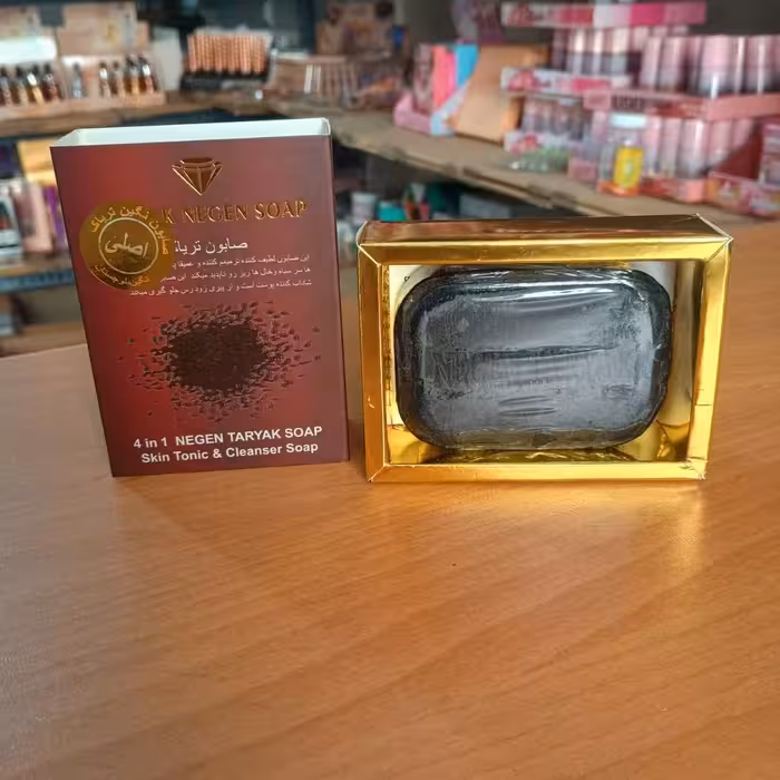 صابون نگین بلوچستان مشکی 120 گرمی 