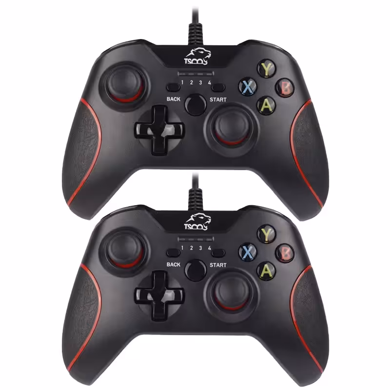 دسته بازی دوبل شوکدار تسکو مدل TG 120 X2