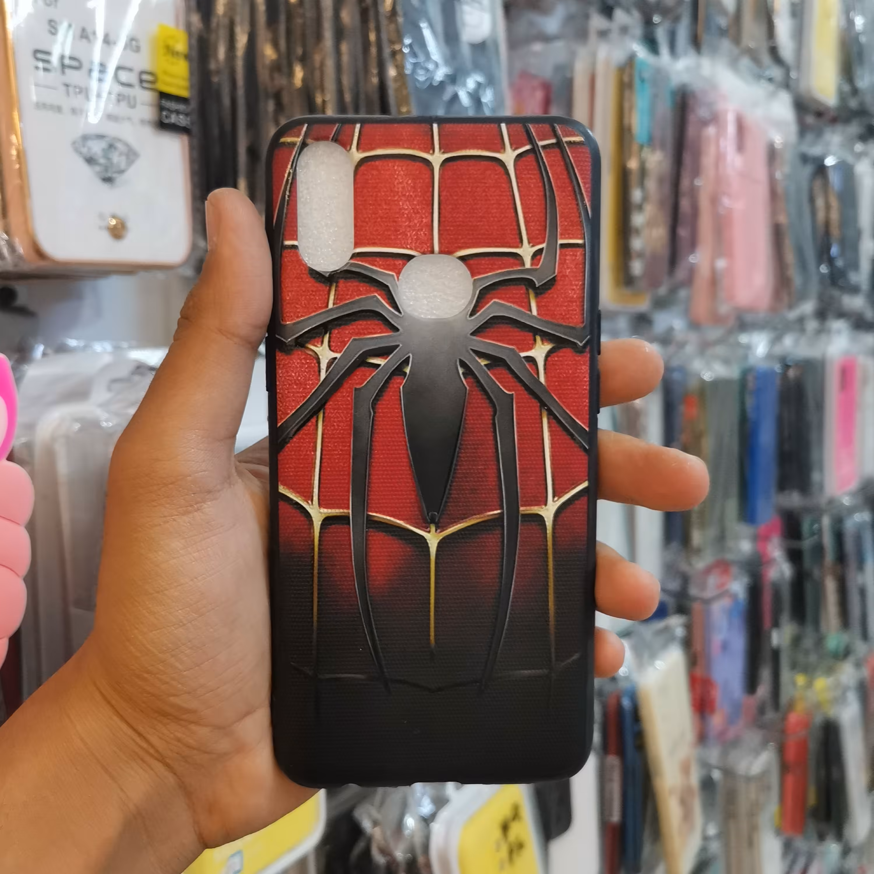 گارد طرح عنکبوت مناسب برای سامسونگ a10s و A10s